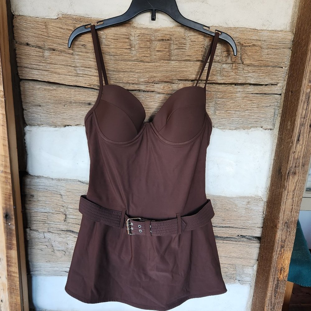 Shape FX swimsuit swim dress New Without Tags